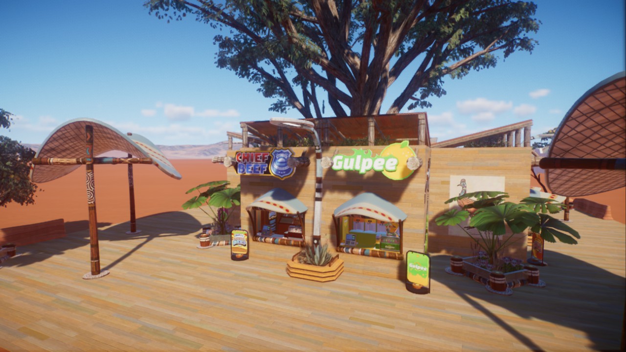 Australian Theme Food Court