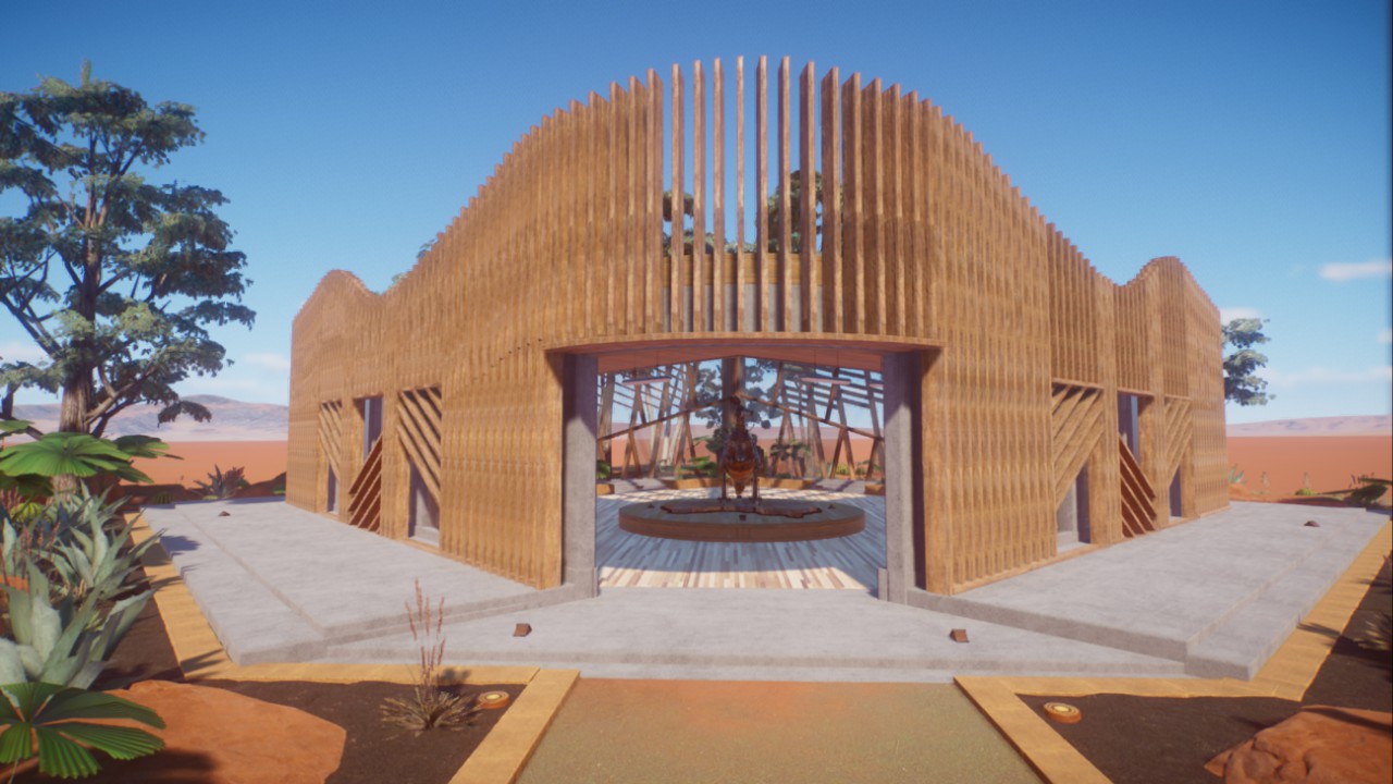 Modern Louvered Pavilion