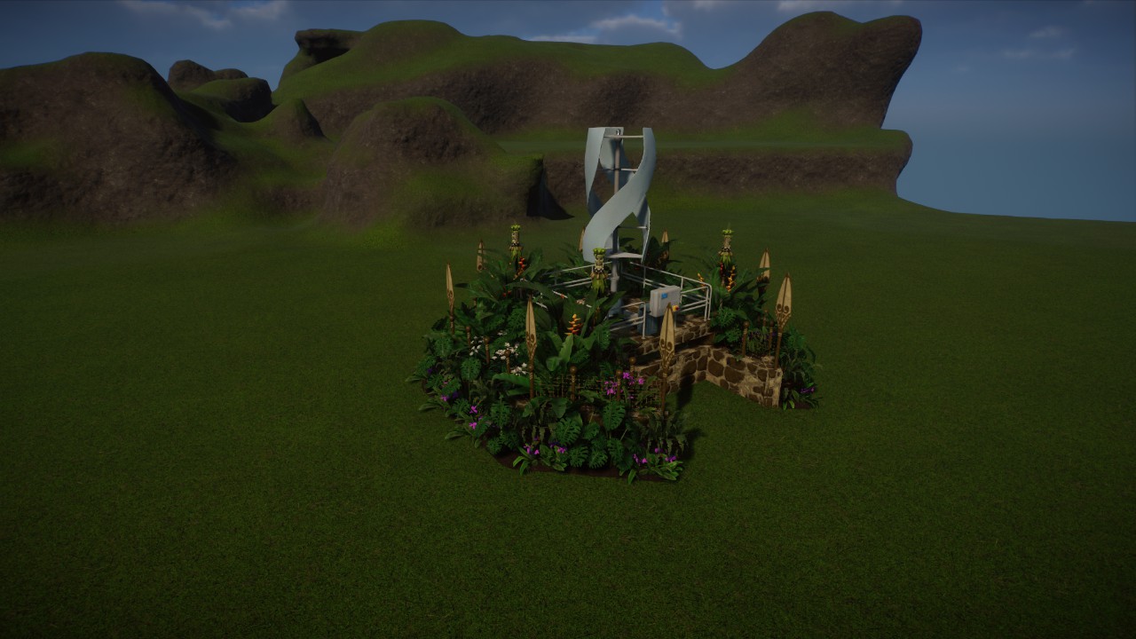 Tropical Party Wind Turbine