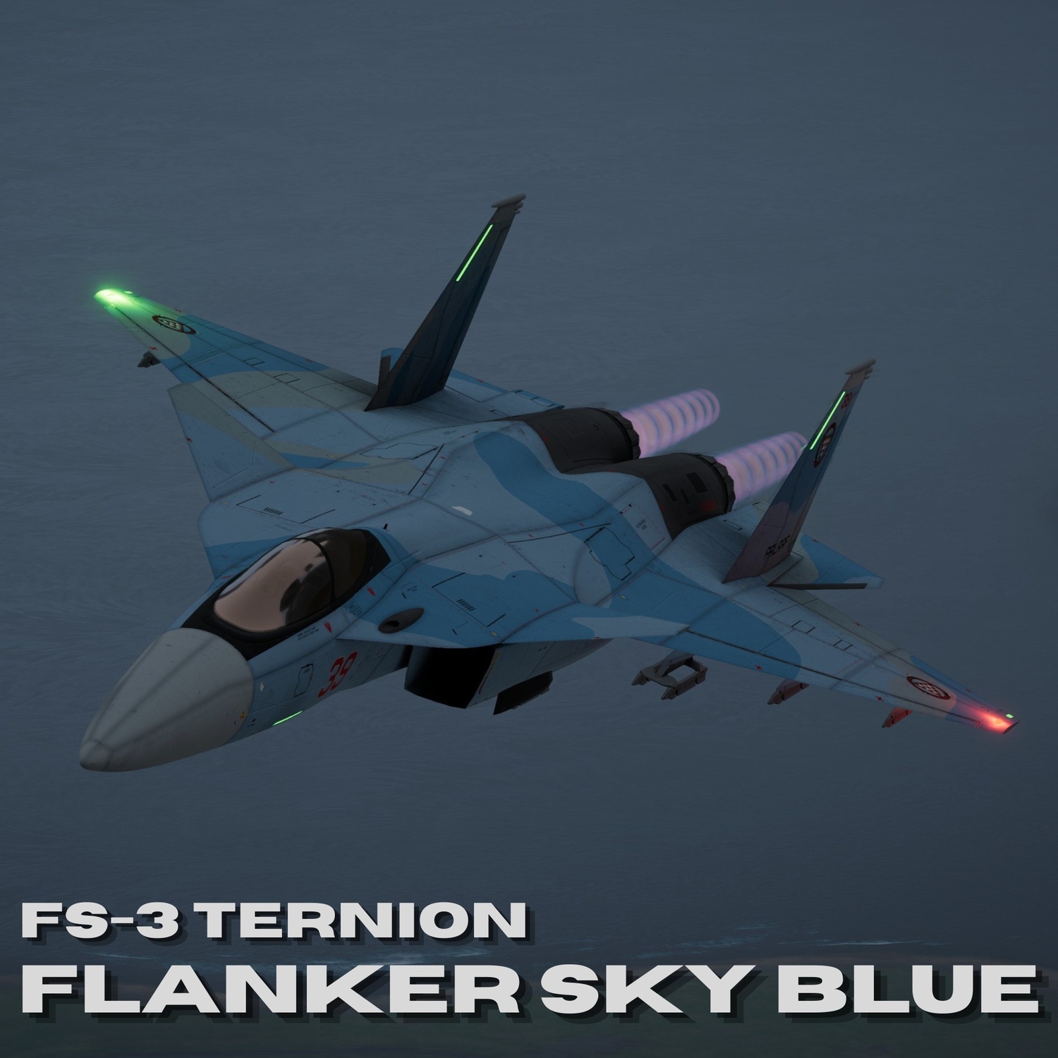 PALA Flanker Sky Blue - FS-3 Ternion
