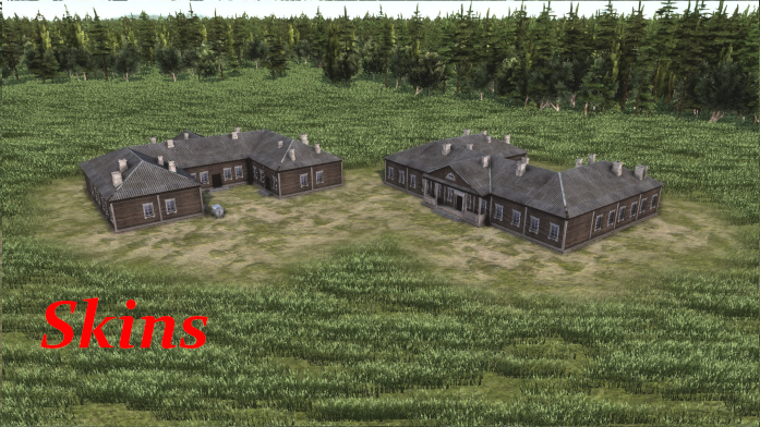 Wooden school - unknown series - Skins preview