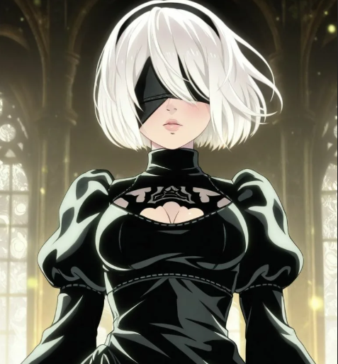 R-18 Yorha 2B (Nier Automata) animated Glow Tablet Medkit 10
