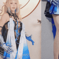 「4K」Yiko湿润兔（咬一口兔娘）-八月 鸣潮 芙露德莉斯 卡提希娅 双视角V2