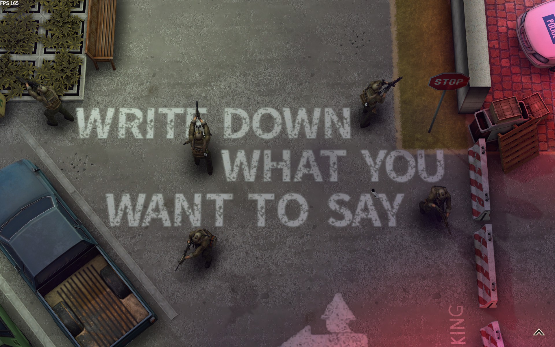 Numbers and Letters on Ground