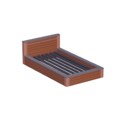 Plank Block Bed Frame