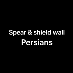 For Vanilla game | spear- and shield wall to Armenian spears and Immortals (update: + testudo)