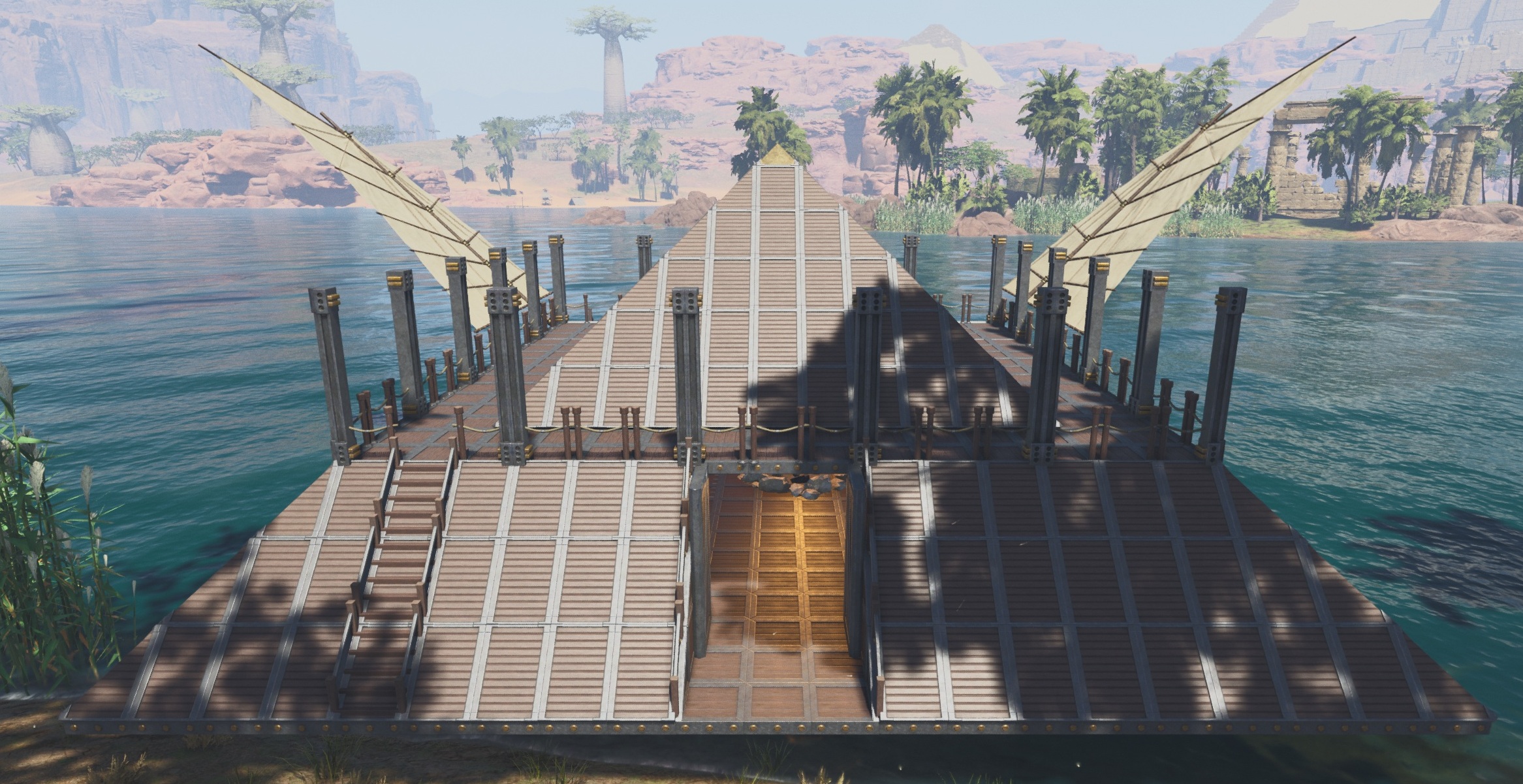 Floating pyramid – Soulmask Mod