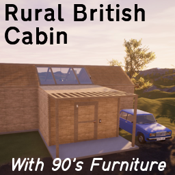 Realistic Rural British Cabin