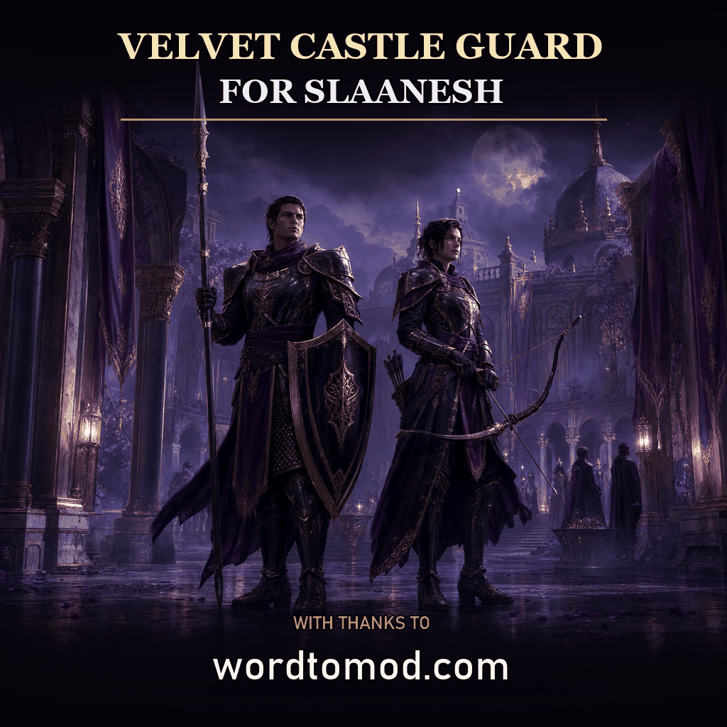 Velvet Castle Guard for Slaanesh