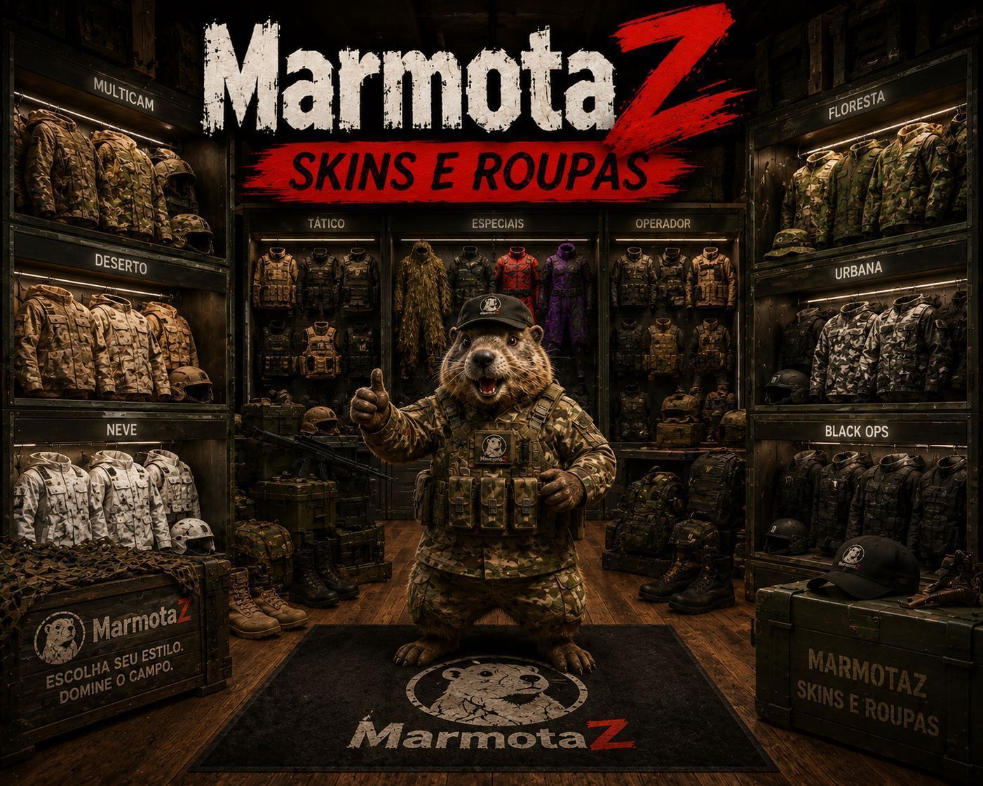 MarmotaZ Skins e Roupas