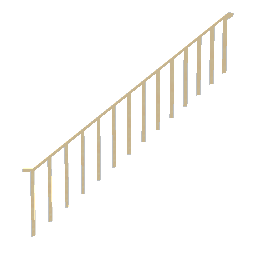 Hostel Stair Rail - Beech