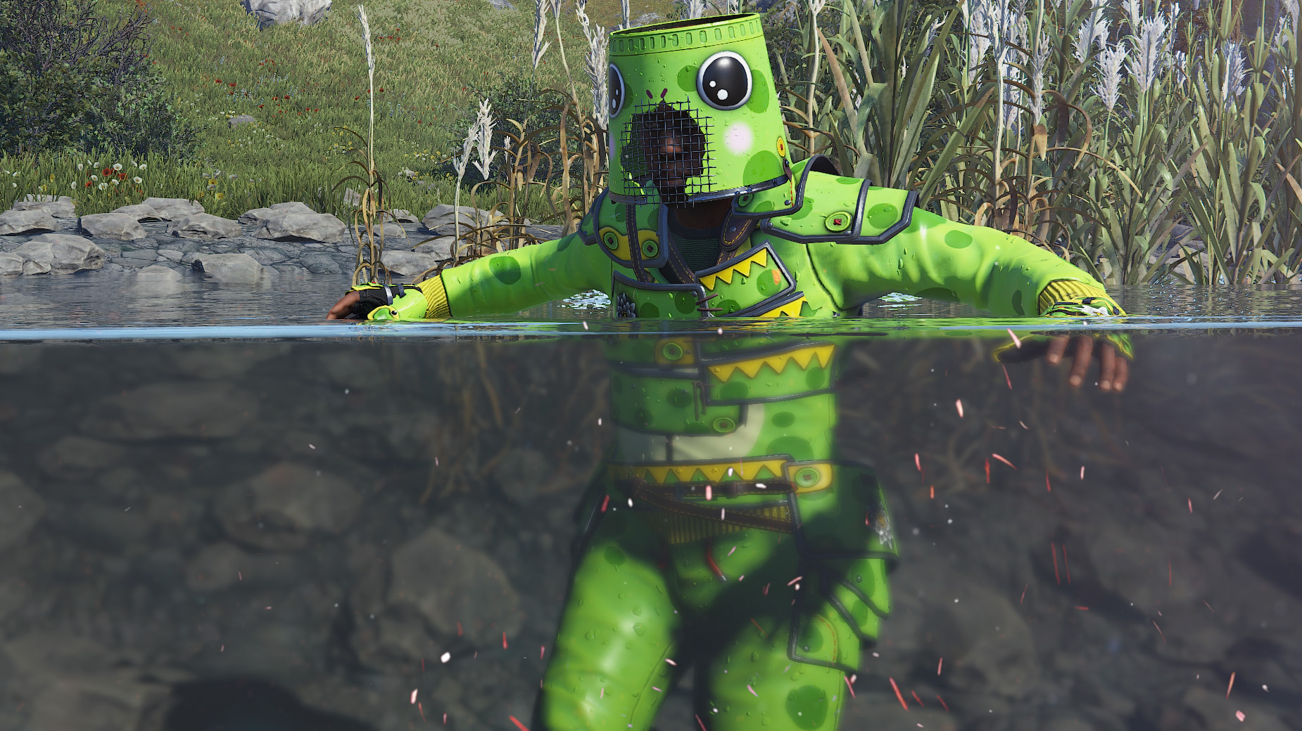 Frog Cosplay Bucket Helmet