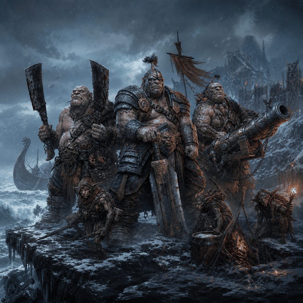 Frozen-Coast Exotic Maneaters for Norsca