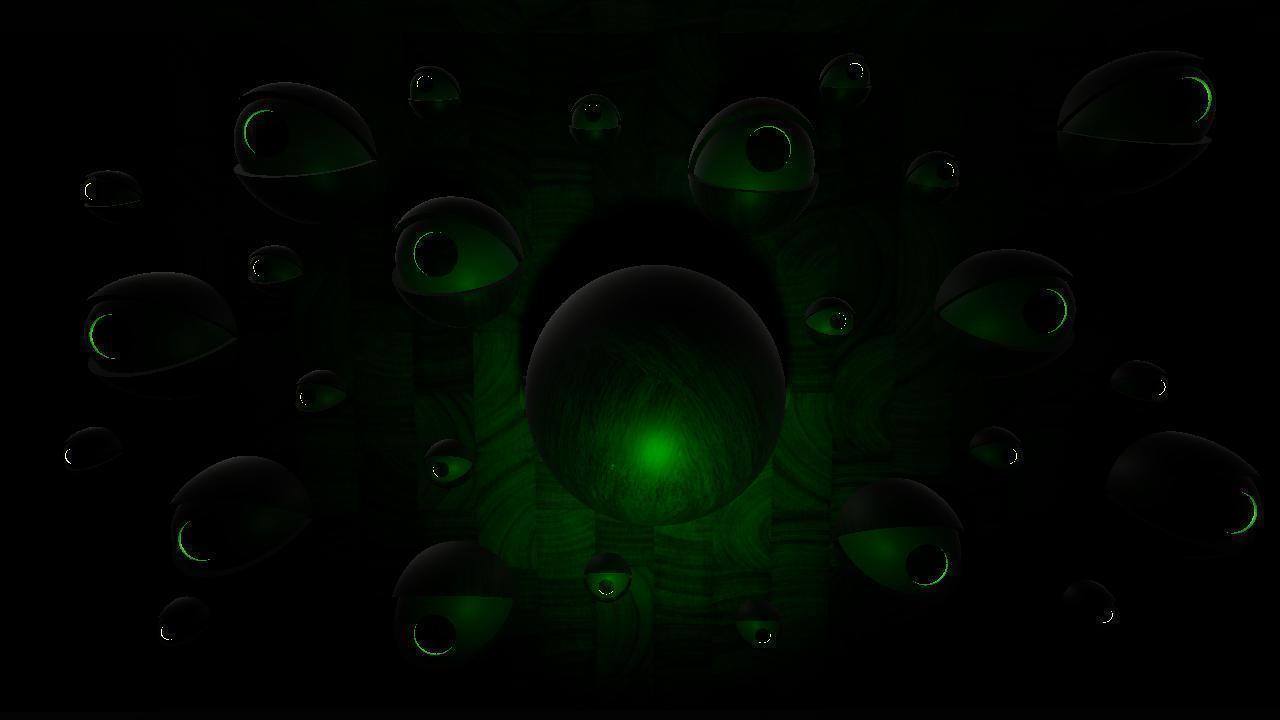 Eerie Eyeballs - Rotatable Tech Demo