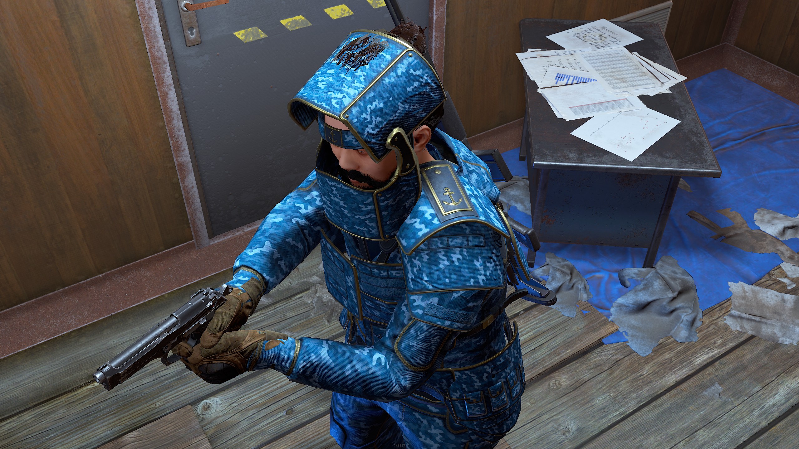Naval Camo Helmet thumbnail 7