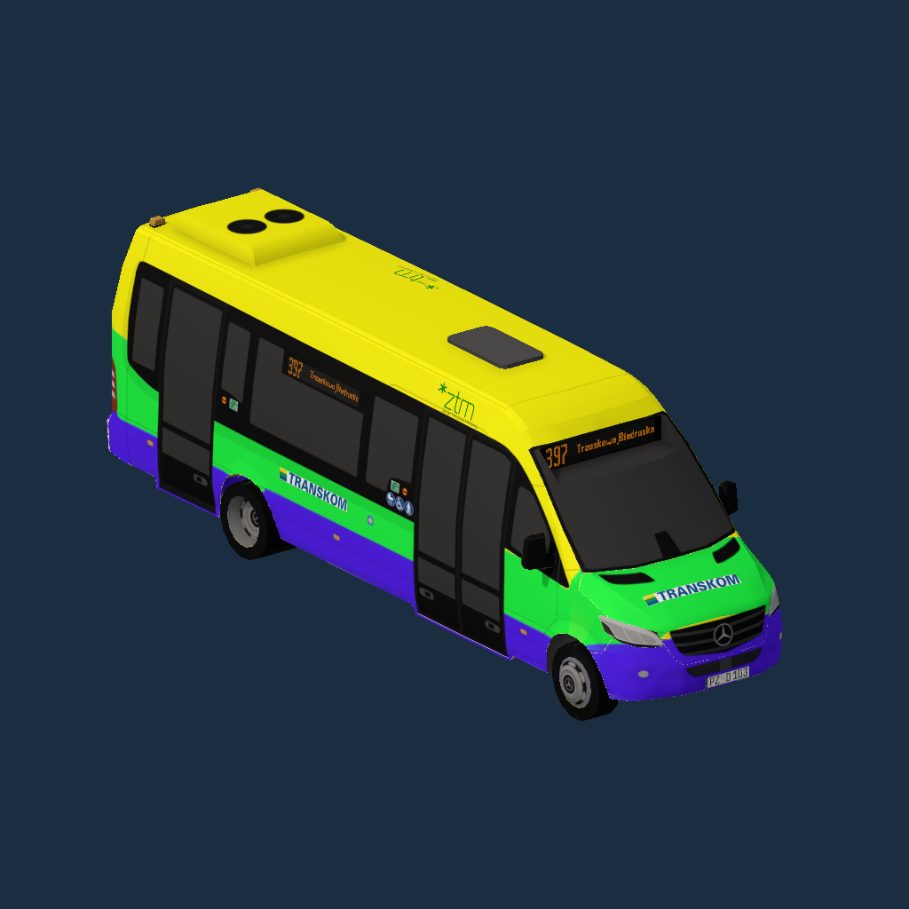 Mercedes Sprinter 75, Transkom Koziegłowy 2025 (ztm) V2