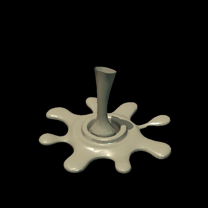 Chocolate splat white
