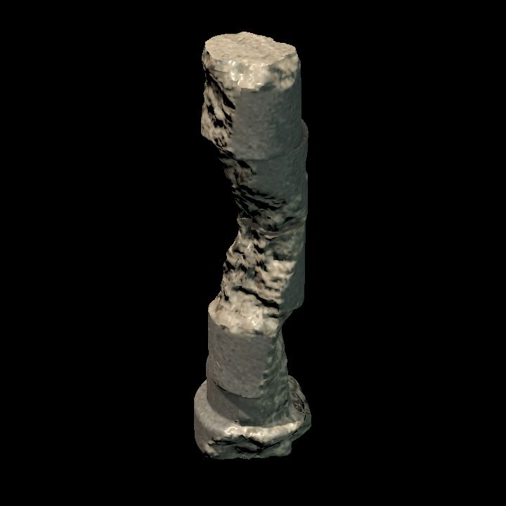 Columns heavy damage 5