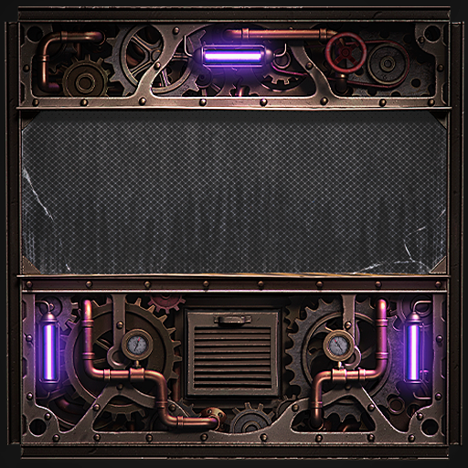 Metal Shop Front | Gear Mechanism (Glow)