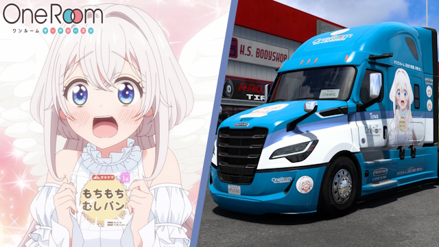 Freightliner Cascadia 2024 Towa - One Room, Hiatari Futsuu, Tenshi-tsuki. Skin