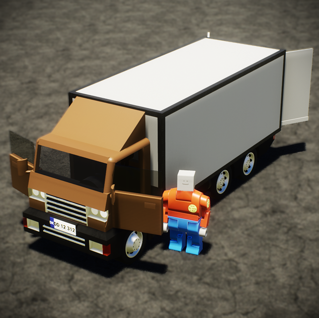 2000s Saber T1 Box Truck preview