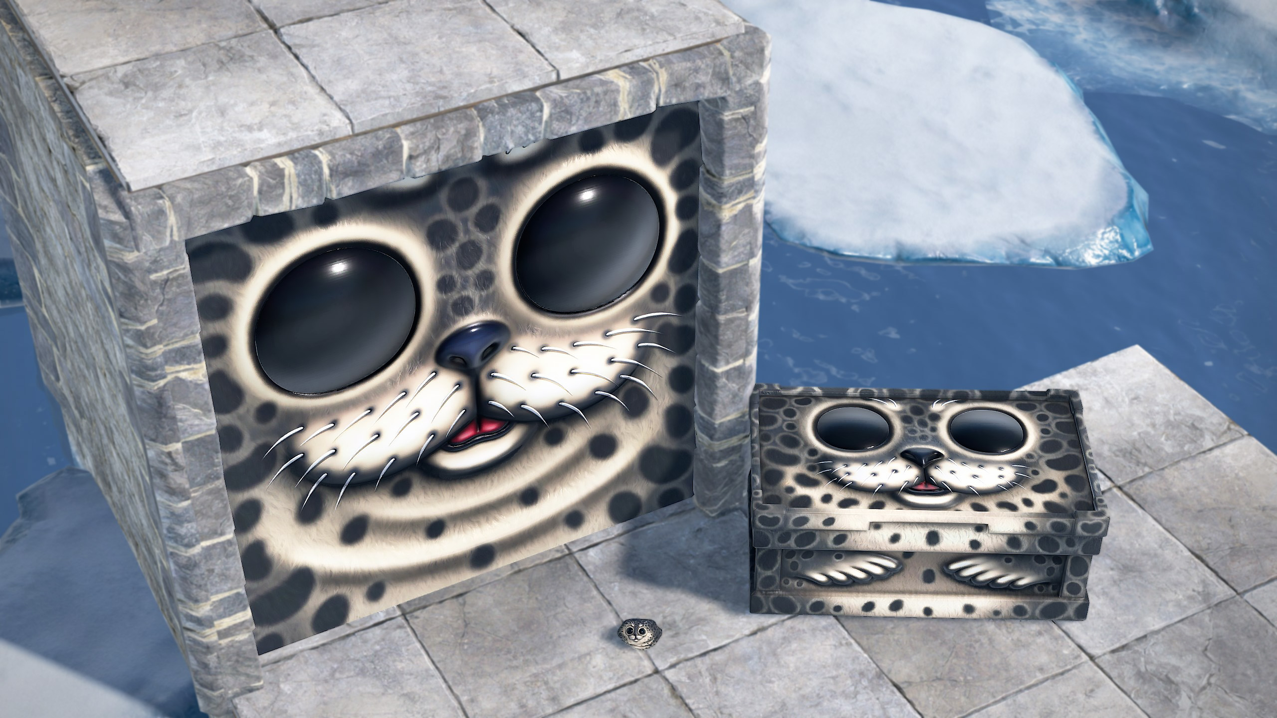 Harbor Seal Garage Door thumbnail 5