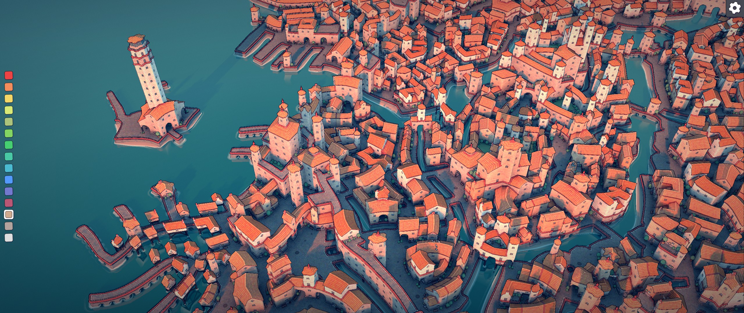 Скриншот Townscaper