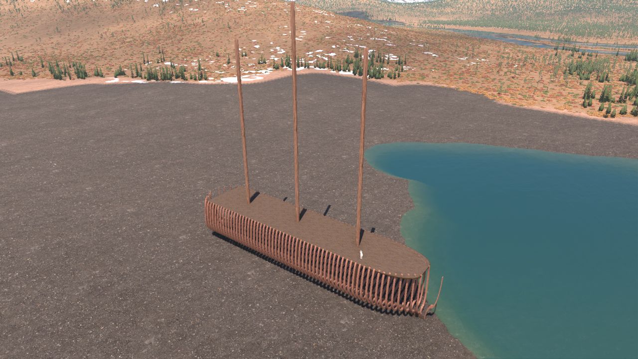 A Starting Frame for a First-Rate ship of the line