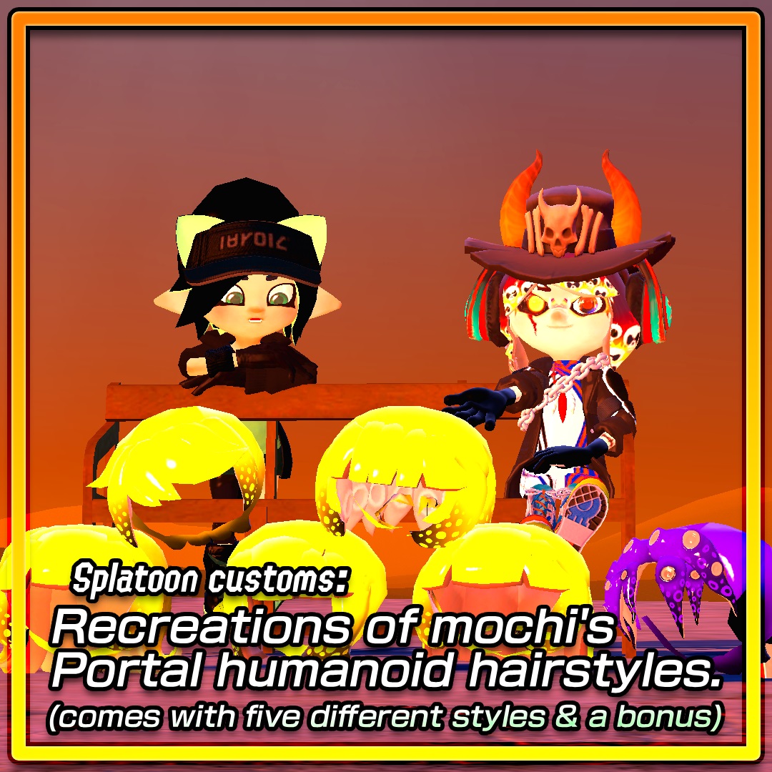 Mochi hairstyle recreations.