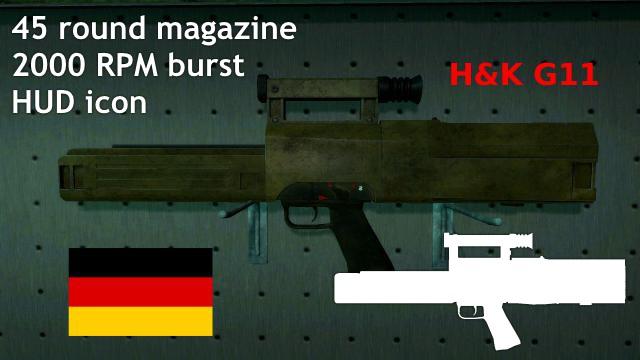 H&K G11[Scar] - Scripted