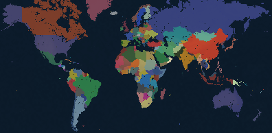 Modern World - Real Population Year: 2022 New Scenario