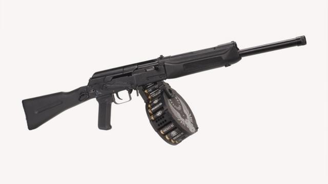 Saiga-12 (20 Rounds Drum Mags) Script (Auto Shotgun)