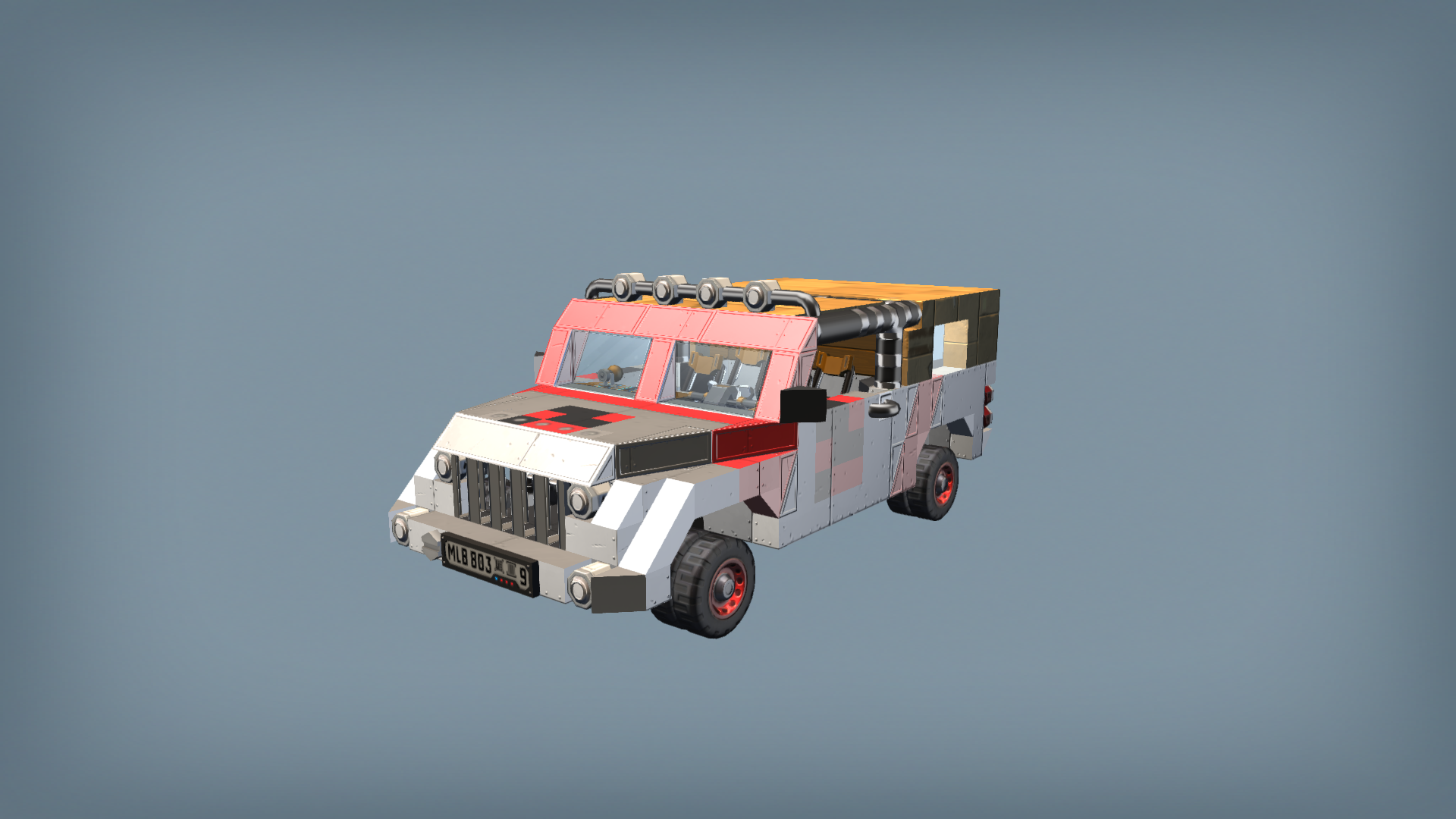 Jurassic Park jeep (roof)