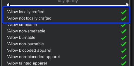 Crafted Locally Filter