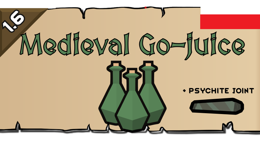 Medieval Go-Juice PL mod preview for RimWorld
