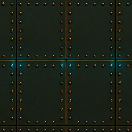 GOLD RIVET WALL