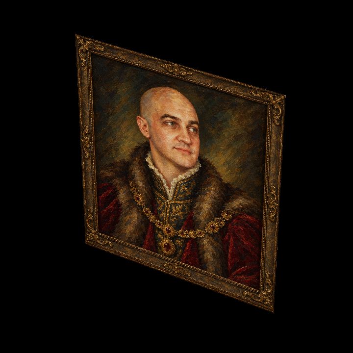Painting, Lord Mac FitzVegaz {2D}