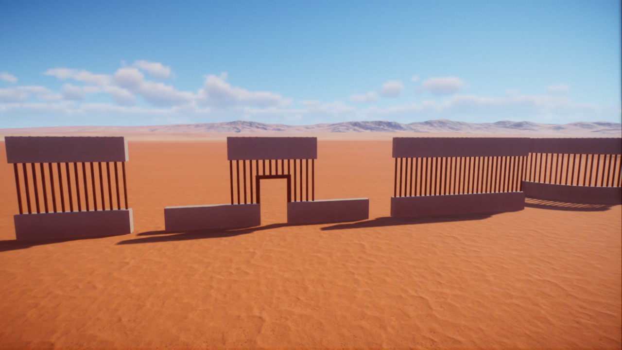 Simple habitat wall