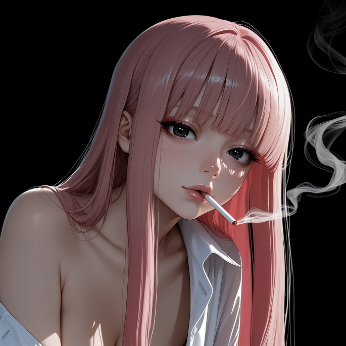 Girl | Dark Background | Dark / Colored Versions | 4K preview
