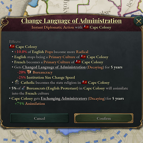 Change Administrative Language Optimization