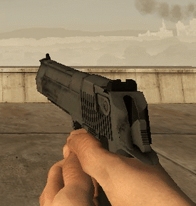 Weapons without Flashlights Pack - L4D1 Animations: Deagle
