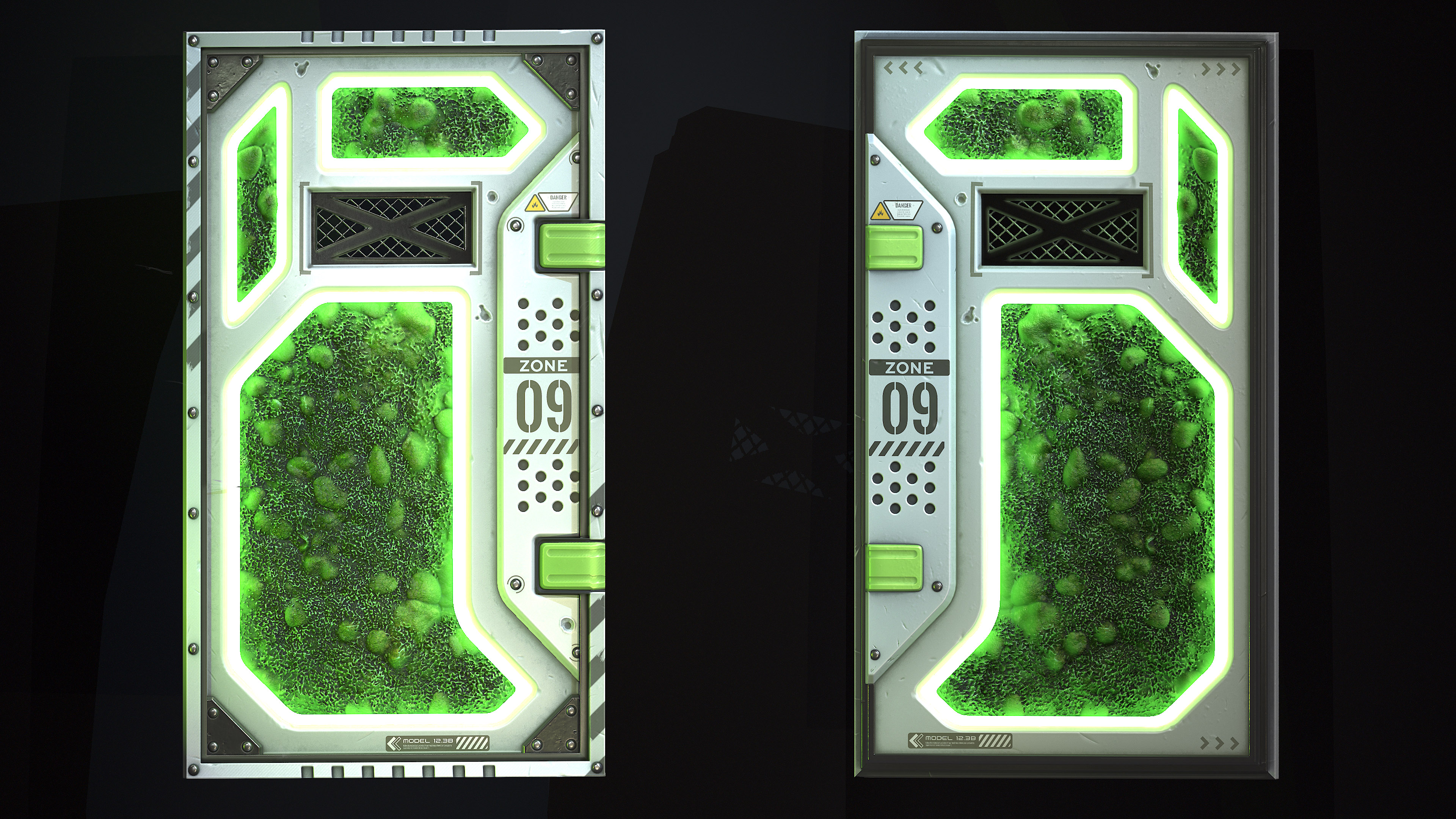 Greening Area Armored Door