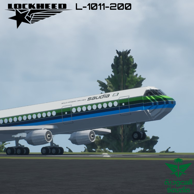 Softbody AIR LINER Lockheed L-1011-200 Saudia Airlines
