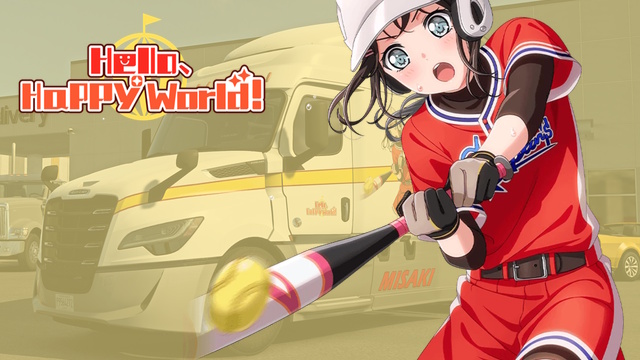 Bang Dream! - Misaki for Freightliner Cacadai 2024 and SCS box trailers