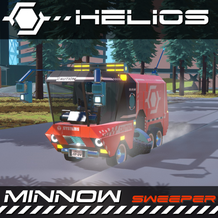 HELIOS 'Minnow' Street Sweeper