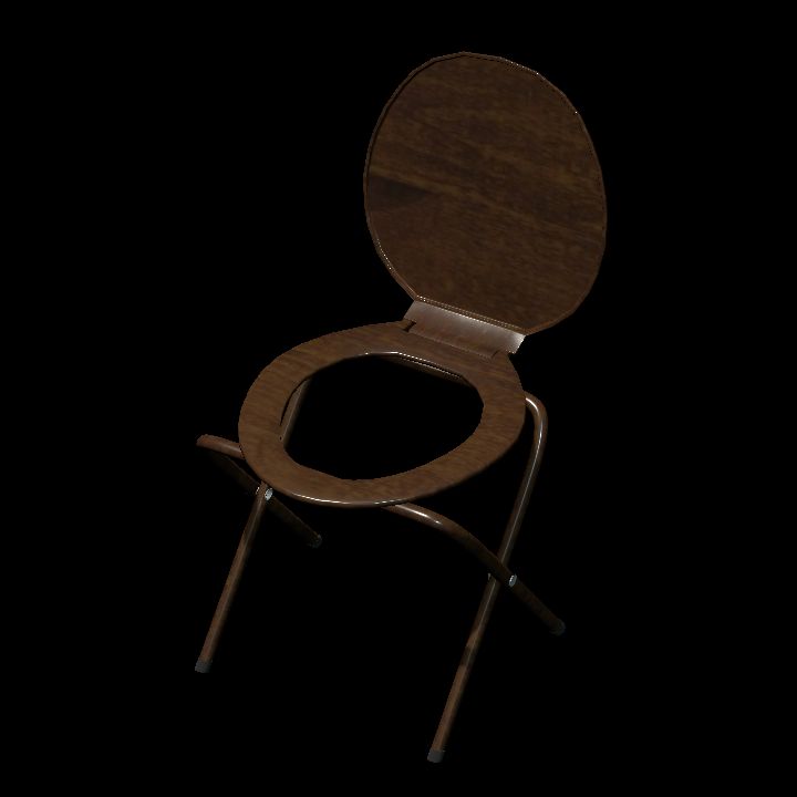 Camping toilet - wood elegant