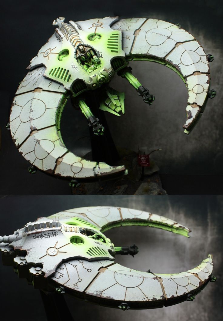 NECRON DOOM SCYTHE SPACE MUMMY SHIP