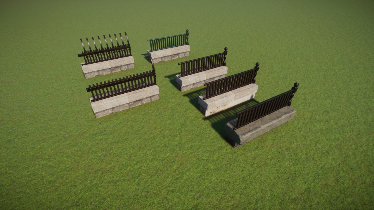 Set of (Stone) Fences nr 4 by DeLadysigner