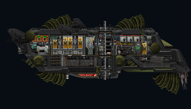 Resolute Intervention - A military troop transport shuttle (respawn shuttle) – Barotrauma Mod