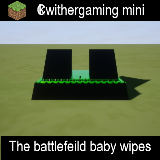 Miniature battlefeild baby wipes